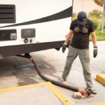 Mopping around the motorhome